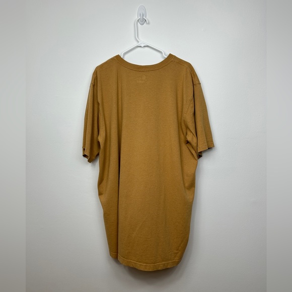 Carhartt Men’s Short Sleeve Crewneck Tee Shirt Work Top Yellow Size 2XL Tall - Picture 7 of 11